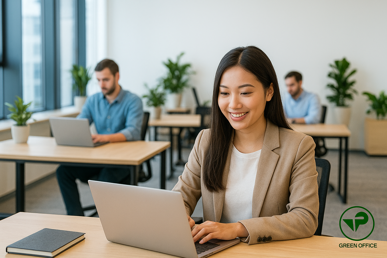 startup làm việc tại văn phòng chia sẻ
